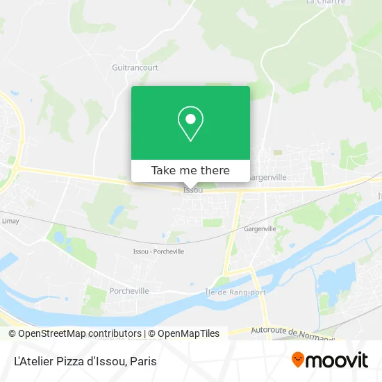 L'Atelier Pizza d'Issou map