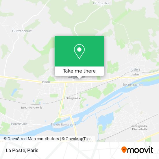 La Poste map