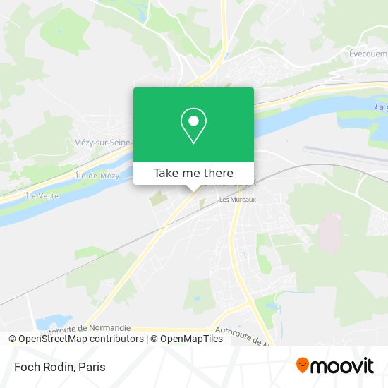 Mapa Foch Rodin
