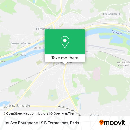 Mapa Int Sce Bourgogne I.S.B.Formations