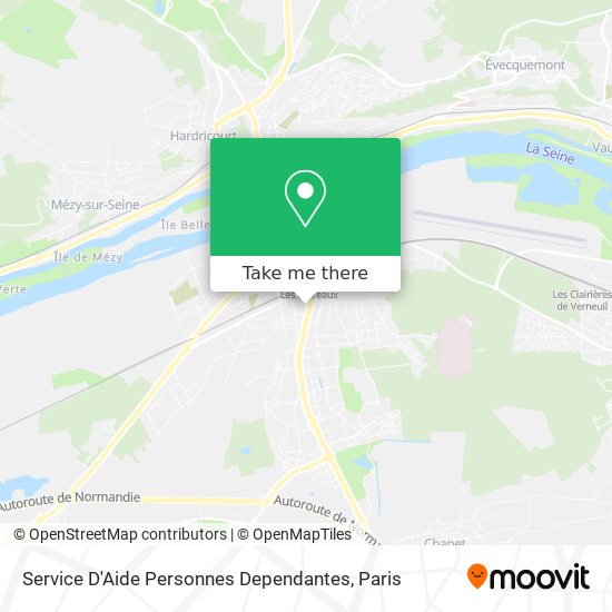 Service D'Aide Personnes Dependantes map