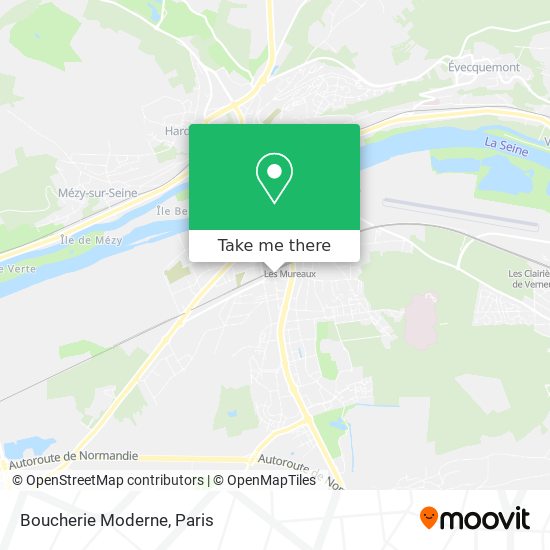Boucherie Moderne map