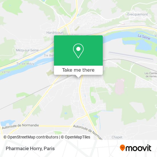 Mapa Pharmacie Horry