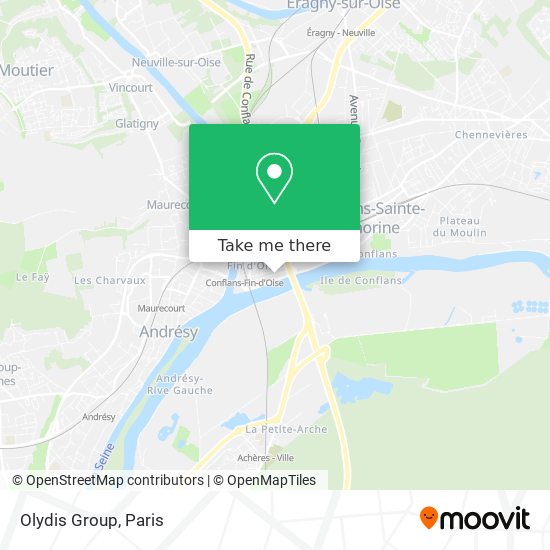 Olydis Group map