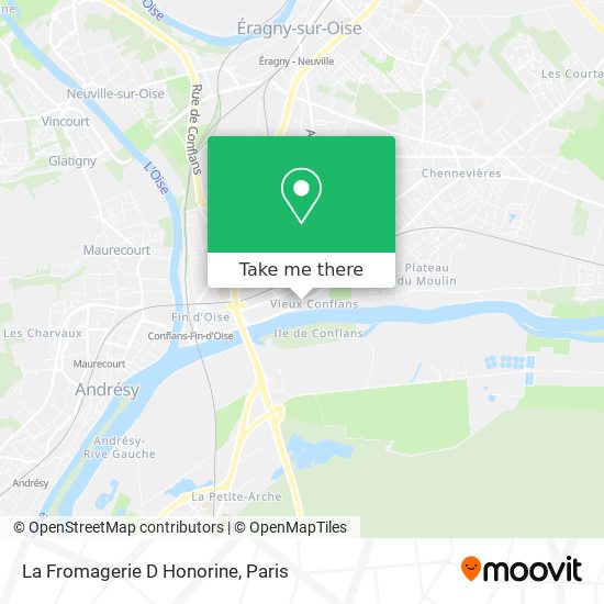 La Fromagerie D Honorine map