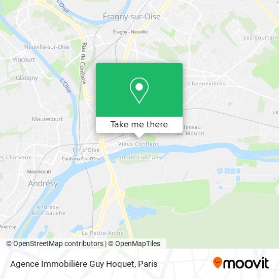 Agence Immobilière Guy Hoquet map