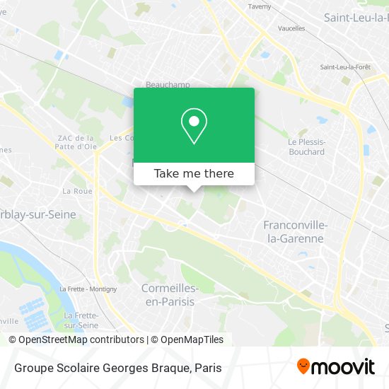 Mapa Groupe Scolaire Georges Braque