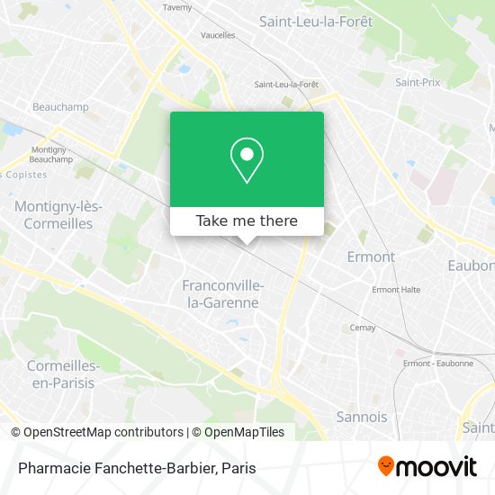 Pharmacie Fanchette-Barbier map