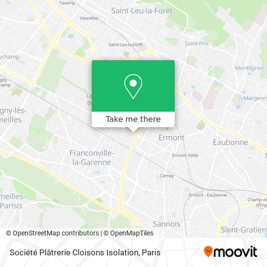 Mapa Société Plâtrerie Cloisons Isolation