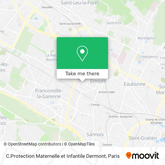 C.Protection Maternelle et Infantile Dermont map