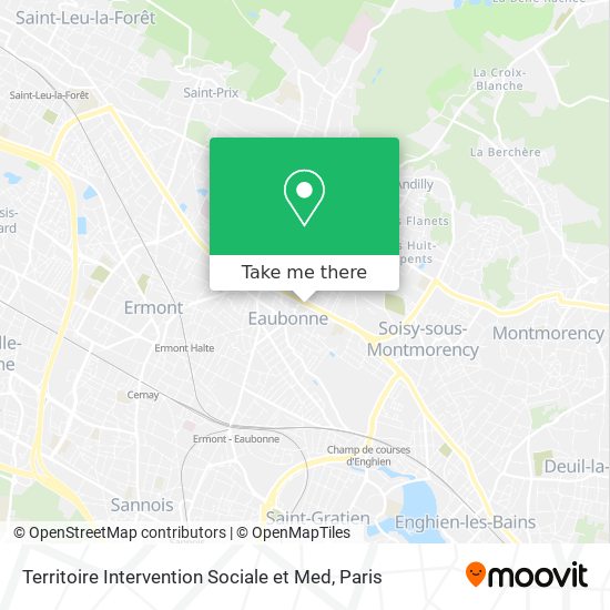 Territoire Intervention Sociale et Med map