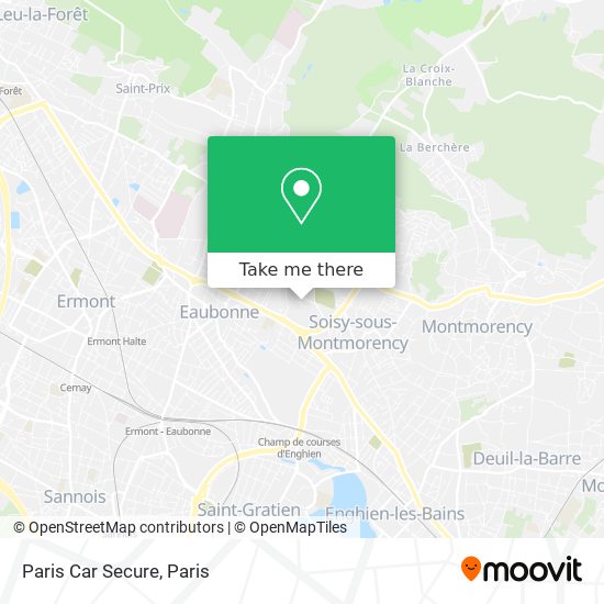 Mapa Paris Car Secure