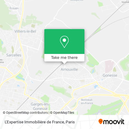 Mapa L'Expertise Immobilière de France