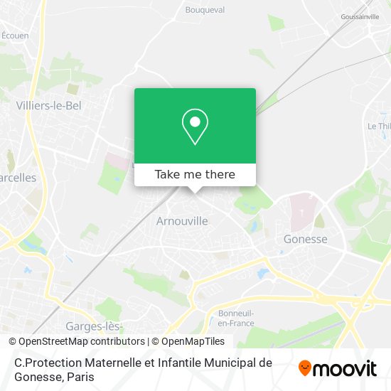 C.Protection Maternelle et Infantile Municipal de Gonesse map