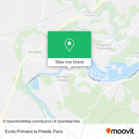 Mapa École Primaire la Pinède