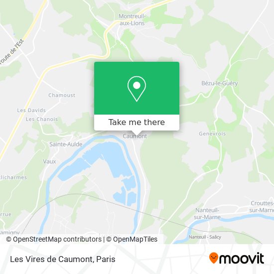 Les Vires de Caumont map