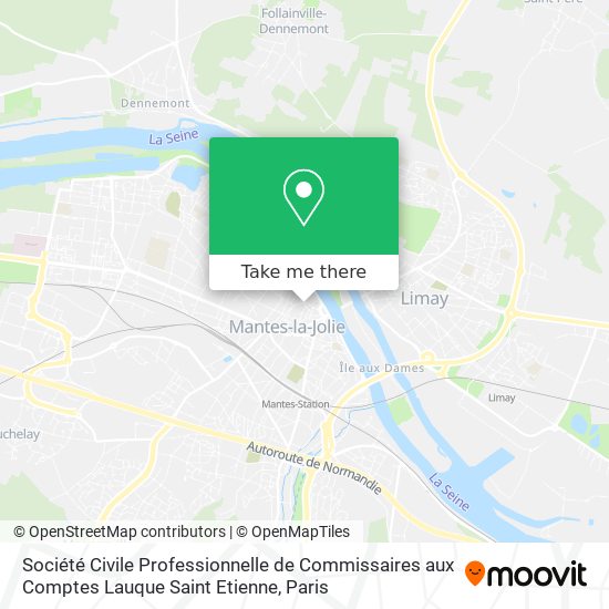 Société Civile Professionnelle de Commissaires aux Comptes Lauque Saint Etienne map