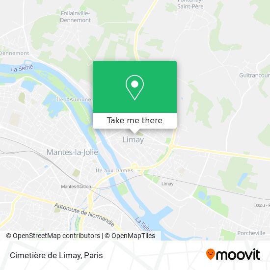 Mapa Cimetière de Limay