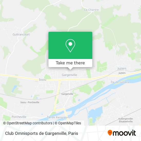 Mapa Club Omnisports de Gargenville