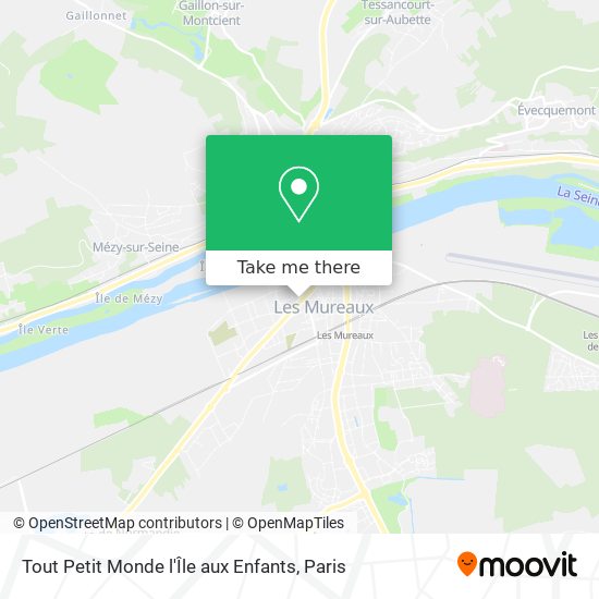 Tout Petit Monde l'Île aux Enfants map