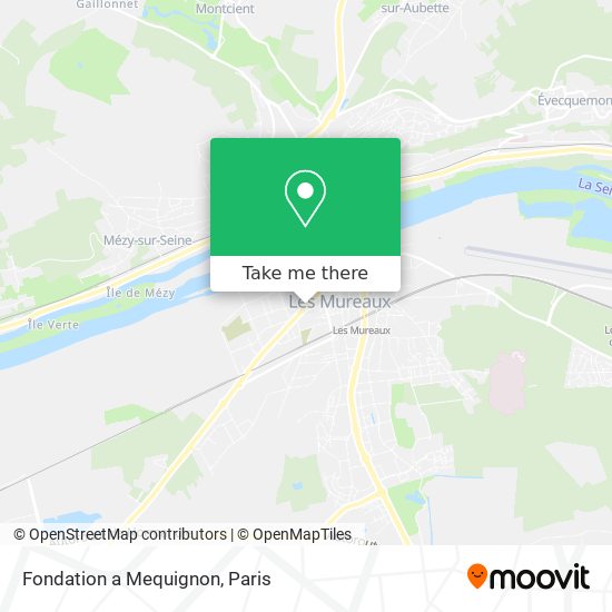 Fondation a Mequignon map