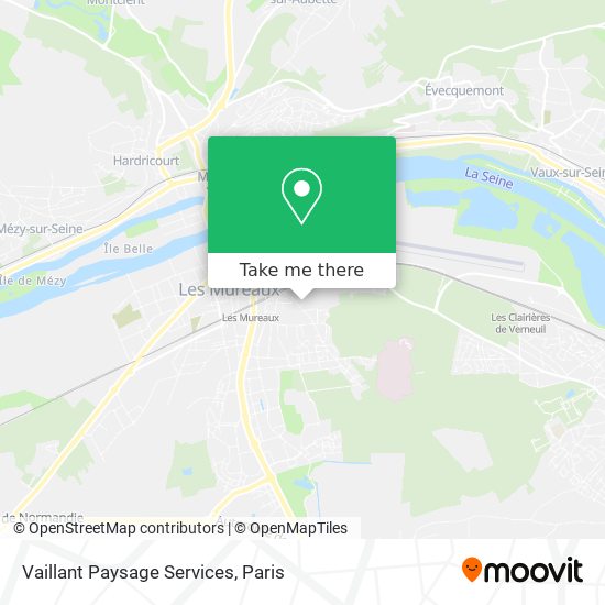Vaillant Paysage Services map