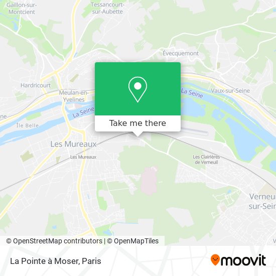 Mapa La Pointe à Moser