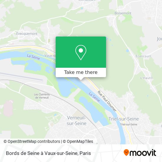 Mapa Bords de Seine à Vaux-sur-Seine