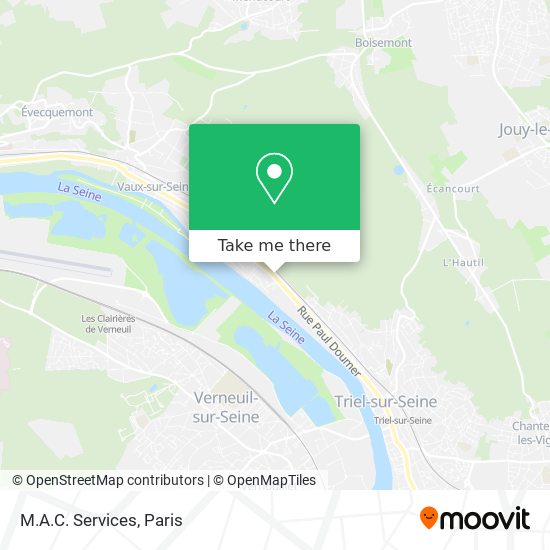 M.A.C. Services map