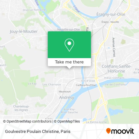 Goulvestre Poulain Christine map