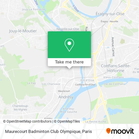 Maurecourt Badminton Club Olympique map