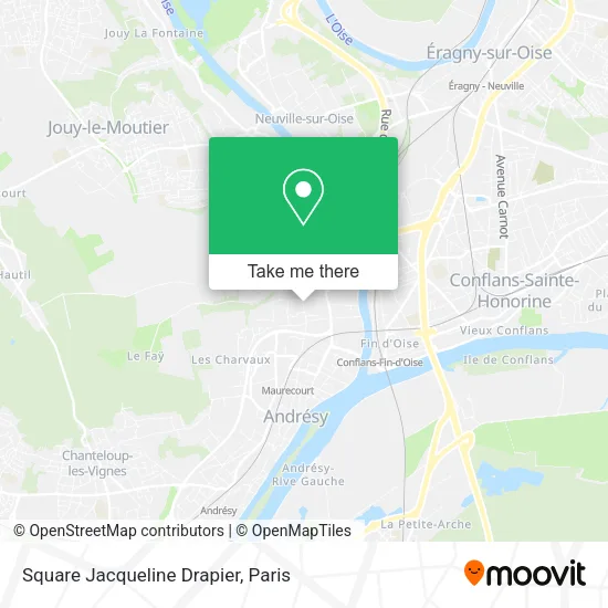 Square Jacqueline Drapier map