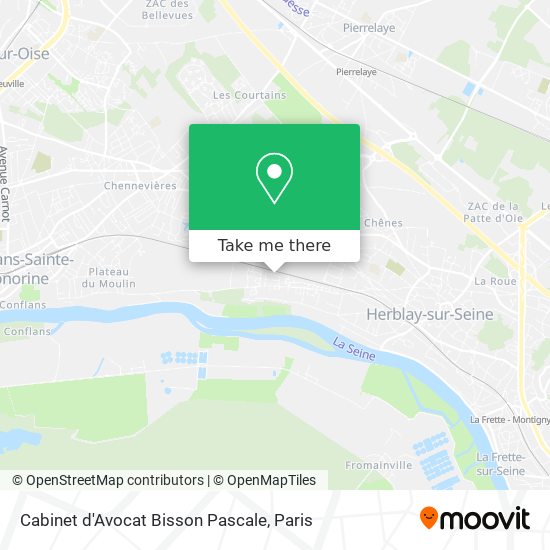 Mapa Cabinet d'Avocat Bisson Pascale