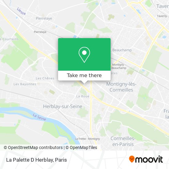 La Palette D Herblay map