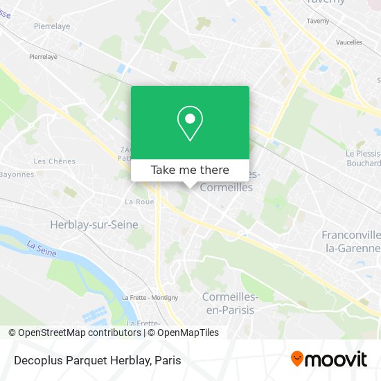 Decoplus Parquet Herblay map