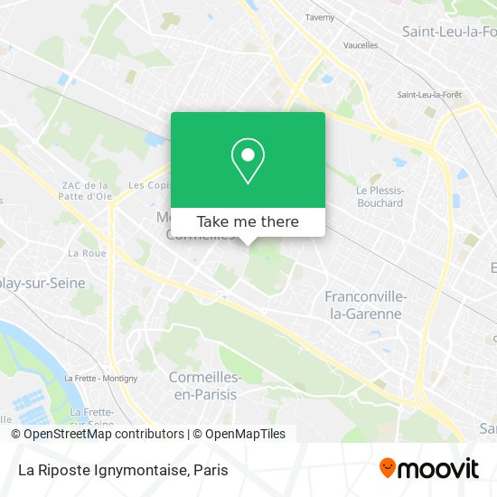 La Riposte Ignymontaise map
