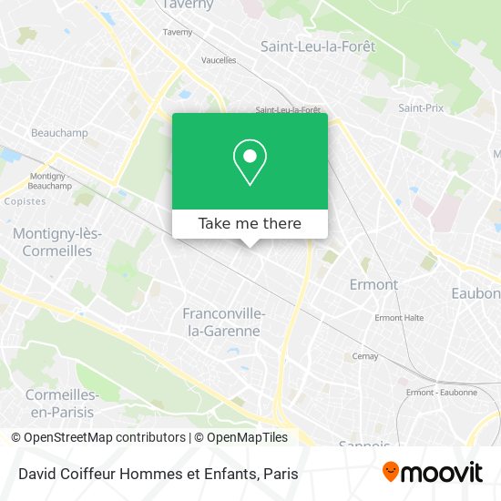 David Coiffeur Hommes et Enfants map