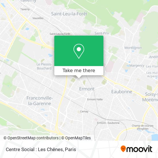 Mapa Centre Social : Les Chênes