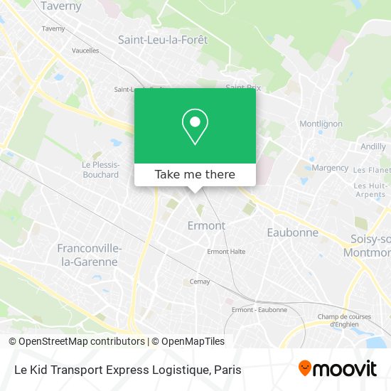 Le Kid Transport Express Logistique map