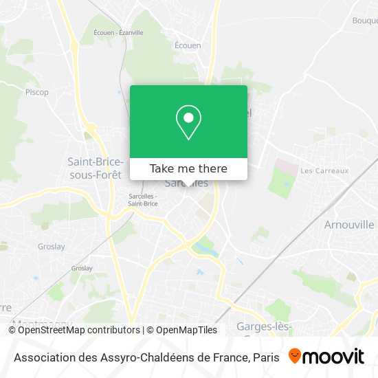 Association des Assyro-Chaldéens de France map