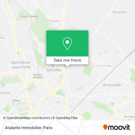 Atalante Immobilier map