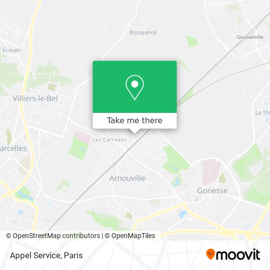 Appel Service map