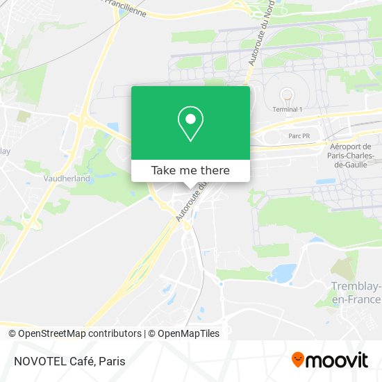 NOVOTEL Café map