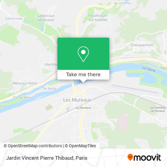 Jardin Vincent Pierre Thibaud map