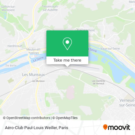 Mapa Aéro-Club Paul-Louis Weiller