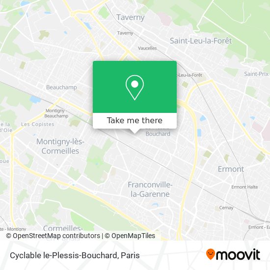Cyclable le-Plessis-Bouchard map