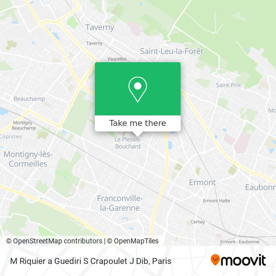 M Riquier a Guediri S Crapoulet J Dib map