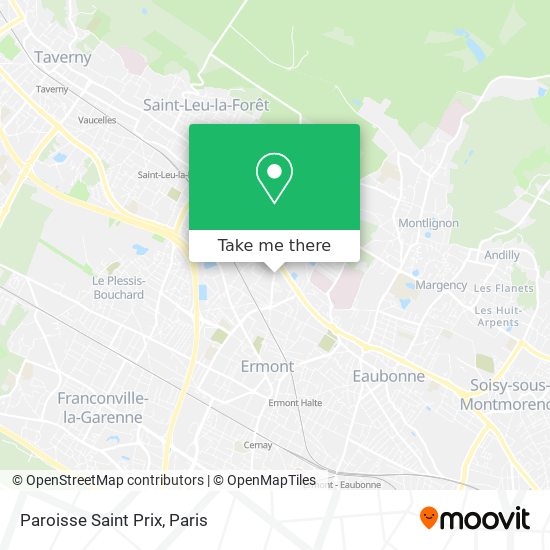 Paroisse Saint Prix map