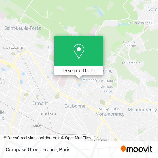 Mapa Compass Group France