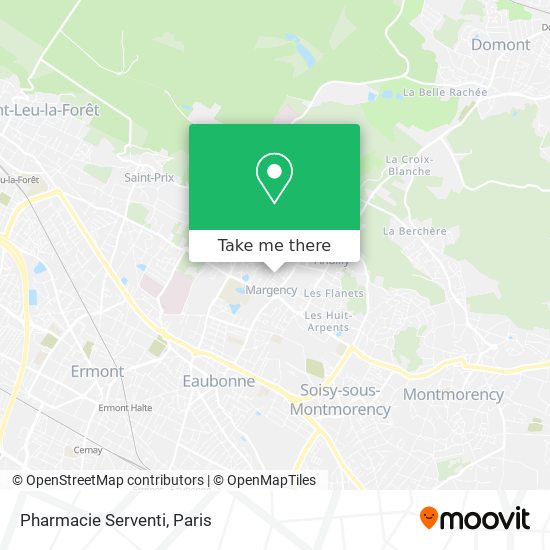 Mapa Pharmacie Serventi